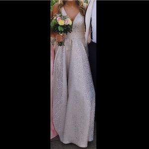 Alyce Paris gold Prom Dress